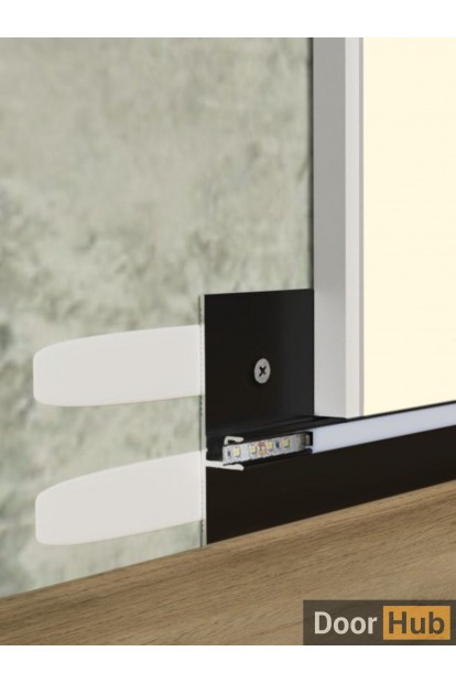 30mm Black Reversible Skirting Board for Developers in the UAE